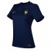 France Ousmane Dembele #11 Replica Home Shirt Ladies World Cup 2022 Short Sleeve